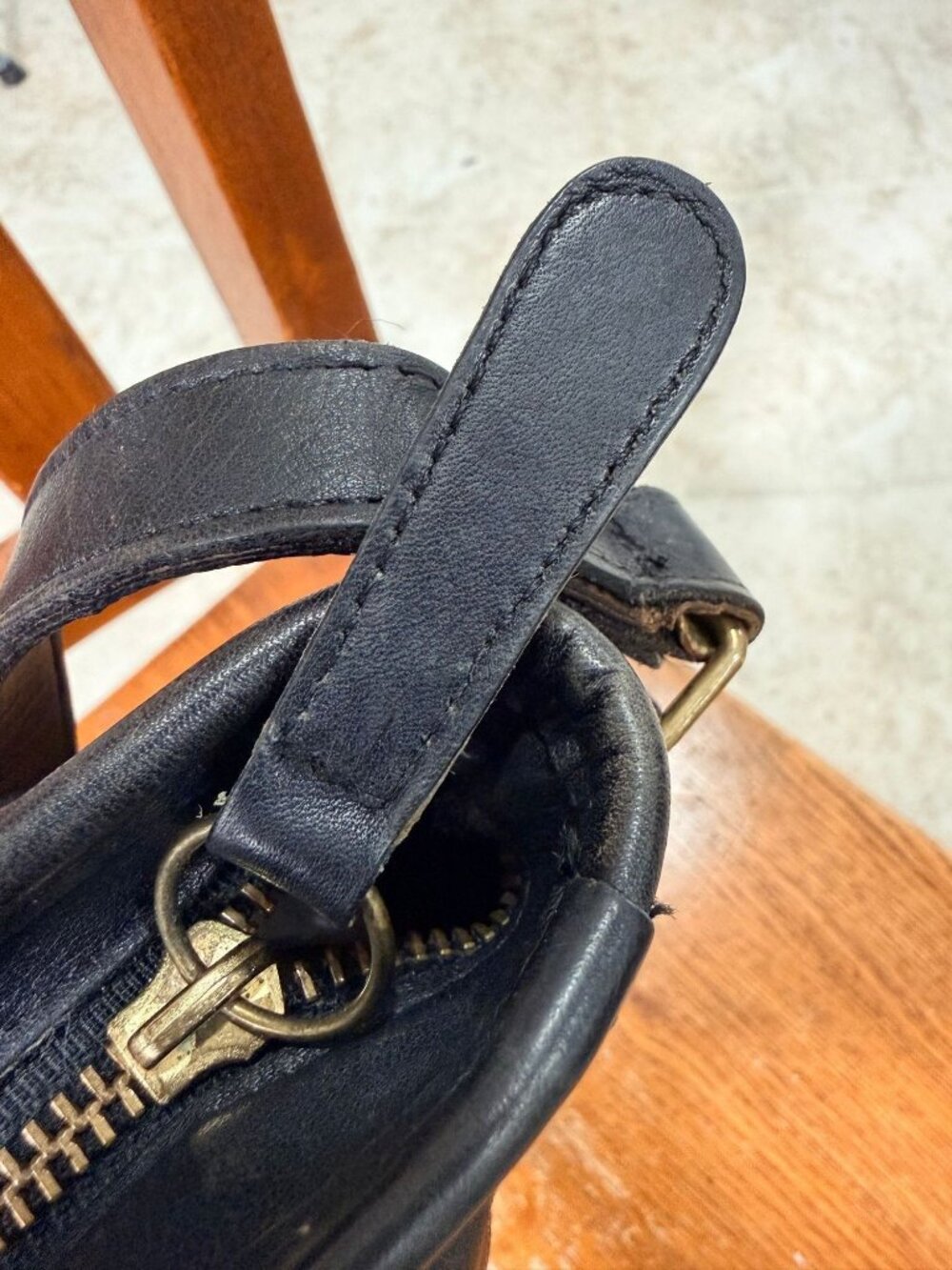 Coach Black Bucket Bag Pre-94 Made in the United States with Hangtag VGUC - Picture 3 of 4